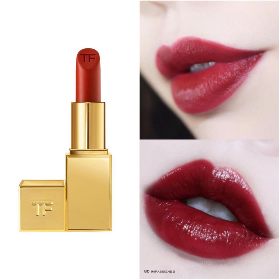 [LIMITED] Son Tom Ford 24K Gold màu 80 Impassioned - Đỏ Cherry