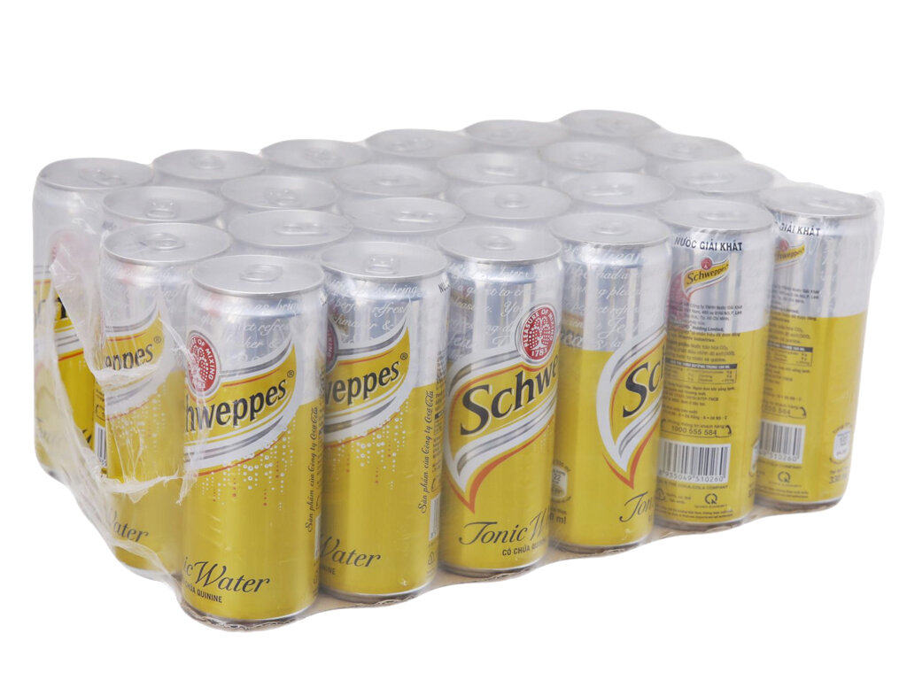 Thùng 24 Lon Nước Soda Schweppes/Tonic Lon 320ML