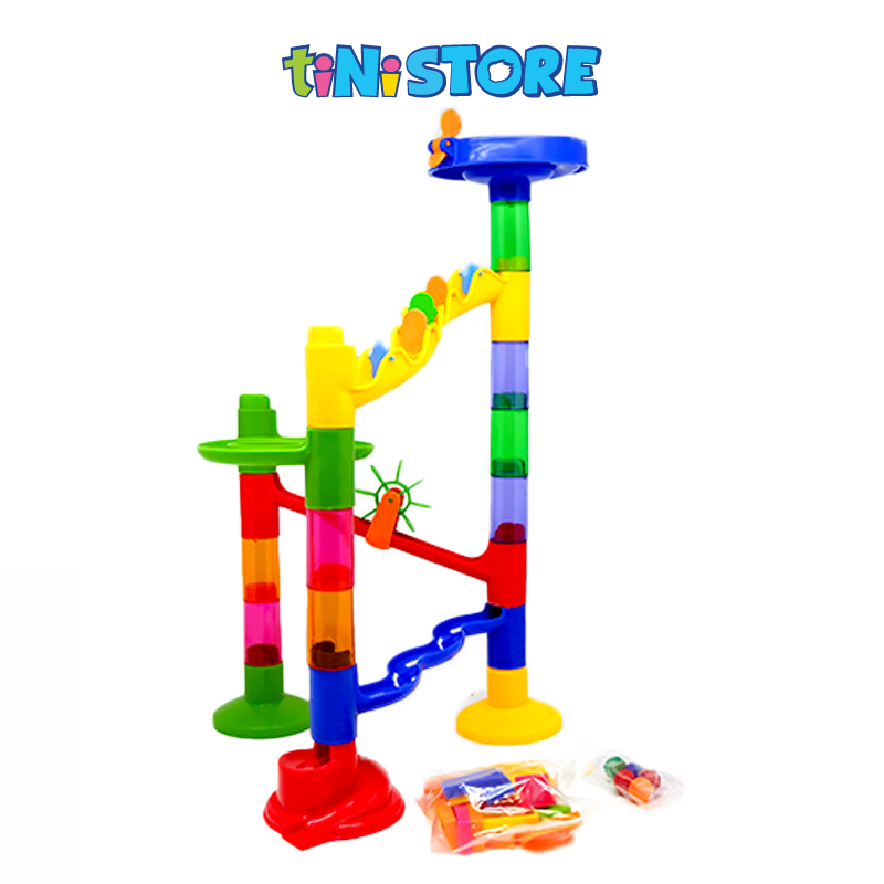 Bộ đồ chơi lắp ráp tháp bi lăn Marble Run 1202