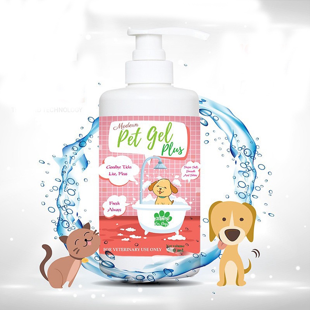 Sữa tắm ve rận PETGEL PLUS 500ml