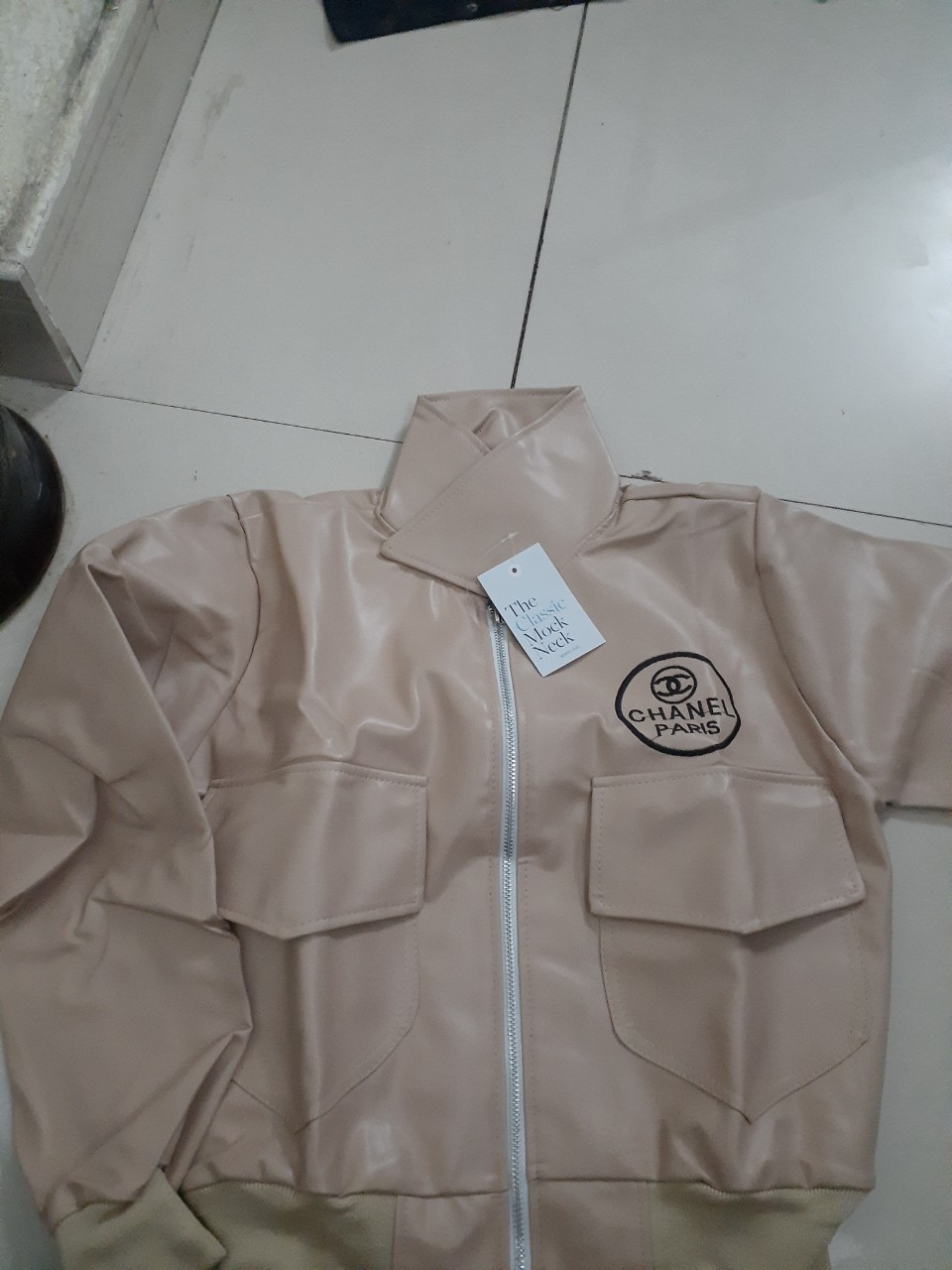 [HCM]áo khoác da nữ phong cách croptop trẻ trung năng động