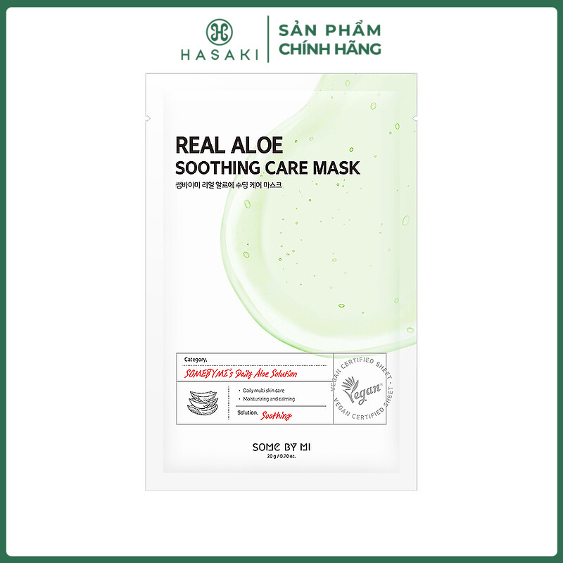 Mặt nạ dưỡng da some by mi lô hội dưỡng ẩm, làm dịu da 20g