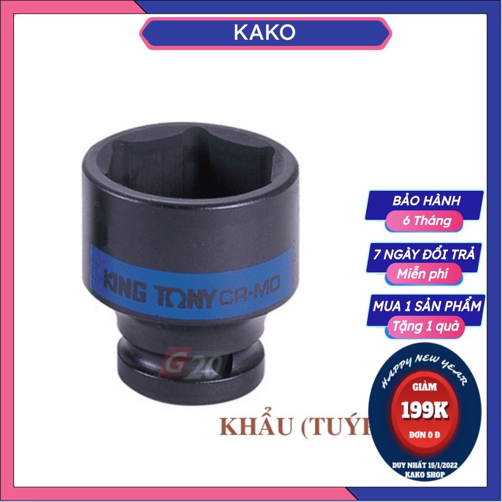 Đầu tuýp 1'' kingtony , đầu khẩu kingtony 1 inch, Kako
