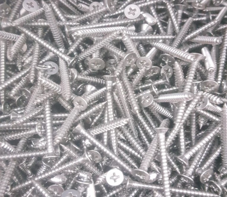 (300g) Bộ Vít Inox 201 đầu bằng – Chống gỉ sét, bền đẹp – Gói 300g tiện dụng