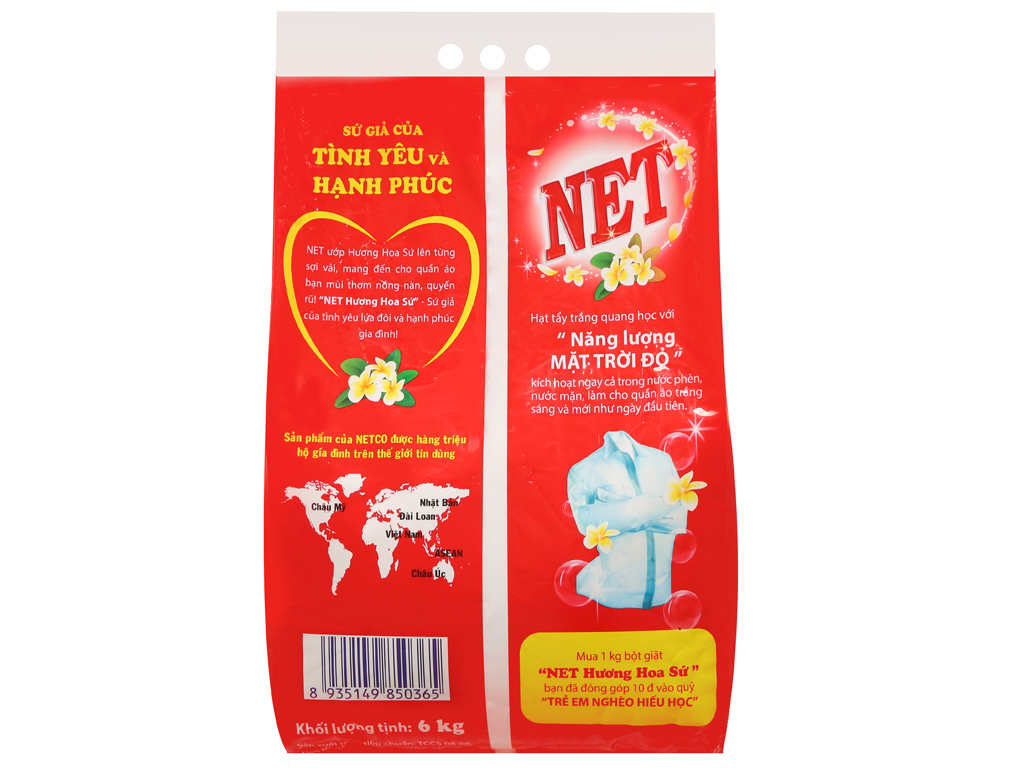 bột giặt nét đỏ 6kg
