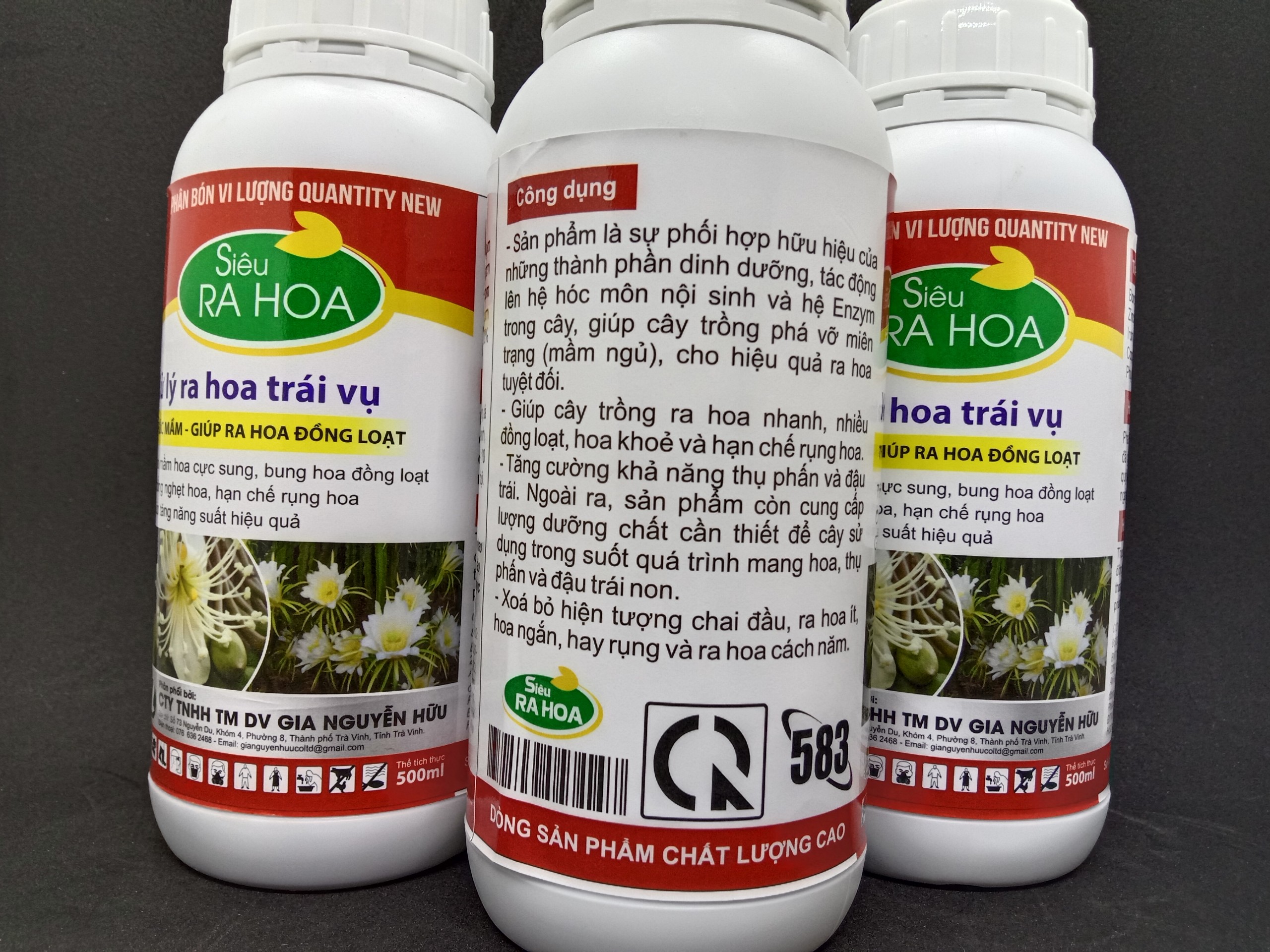 Phân bón xử lý ra hoa trái vụ - siêu ra hoa 500ml