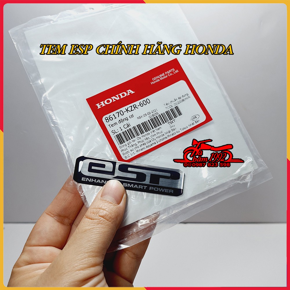 Tem ESP Zin Chính Hãng Honda