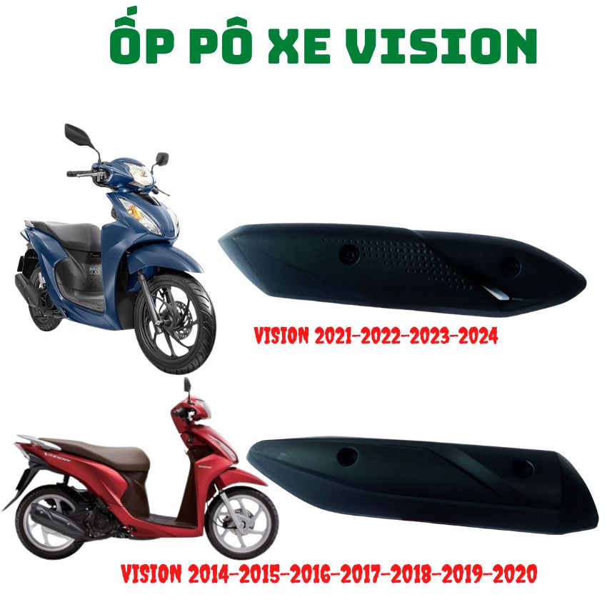 ốp pô xe vision 2021-2023, vision 2014-2020
