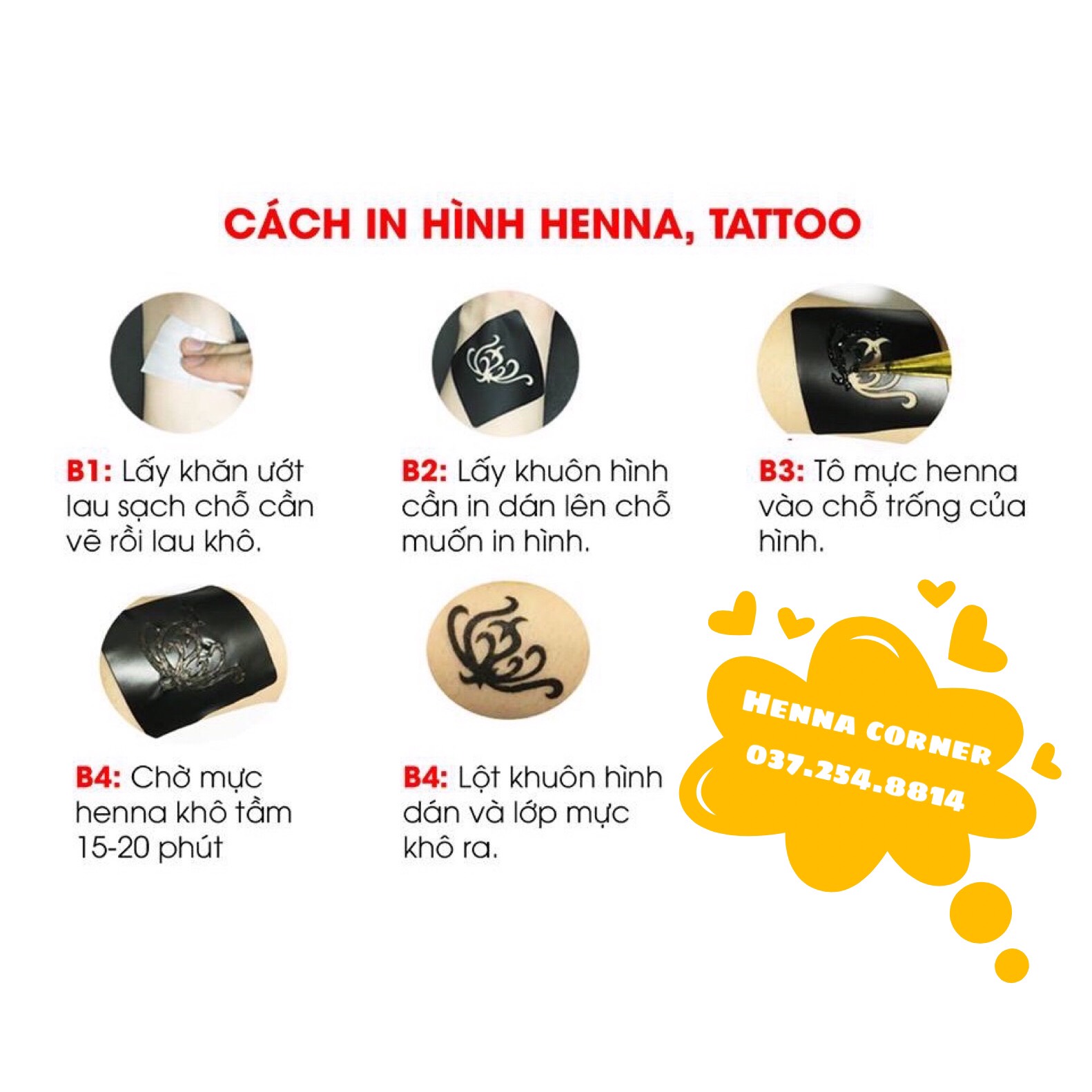 Khuôn Xăm Tattoo Hình GEISHA (Không kèm mực xăm)