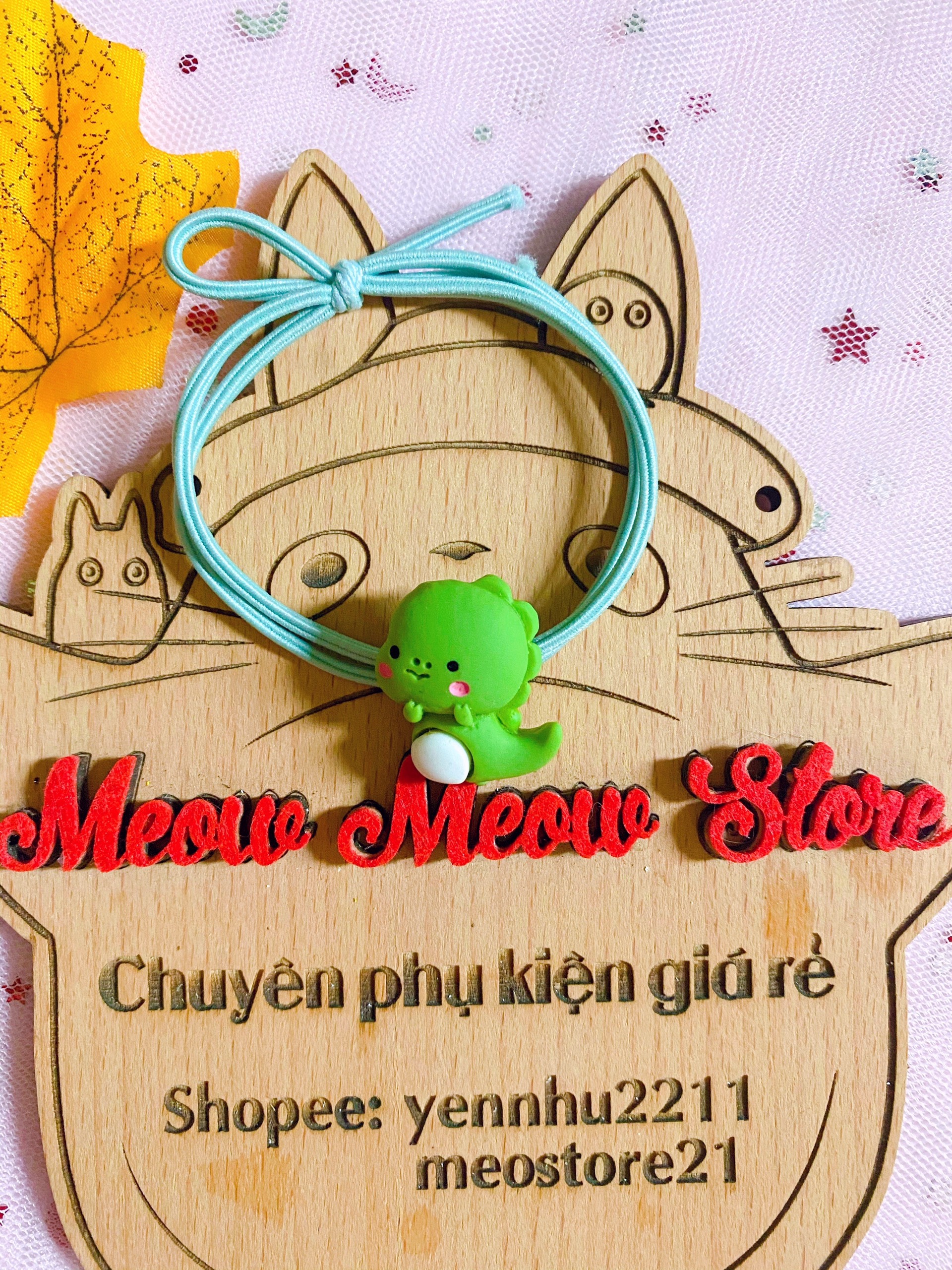 COMBO 2 CỘT❣️Ảnh thật❣️Được Chọn Mẫu- Cột Tóc Bé Khủng Long Siêu Cưng- Dây Cột Tóc Giá Rẻ❣️