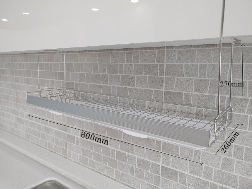 kệ chén bát inox 304, kệ chén bát treo Tủ bếp - ALC A