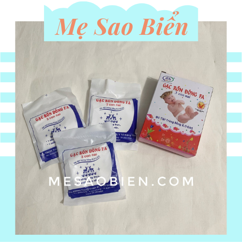Băng rốn Đông Fa, Gạc rốn cho bé (Hộp 3 cái)