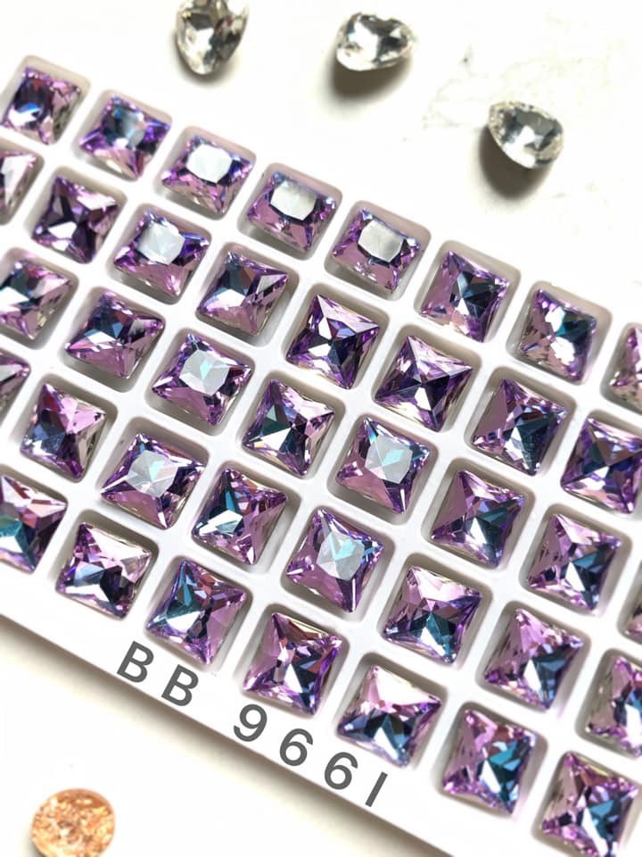 20 Viên Đá khối Vuông lớn trang trí móng nail