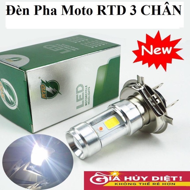 Đèn pha moto rtd 3 chân - sản phẩm chất lượng đèn pha led siêu sáng, đèn pha xe máy các loại, đèn pha moto rtd 3 chân, đèn led pha cos, độ đèn sáng trắng , dễ sử dụng , bảo hành uy tín đèn pha led xe máy, đèn pha moto rtd 3 chân