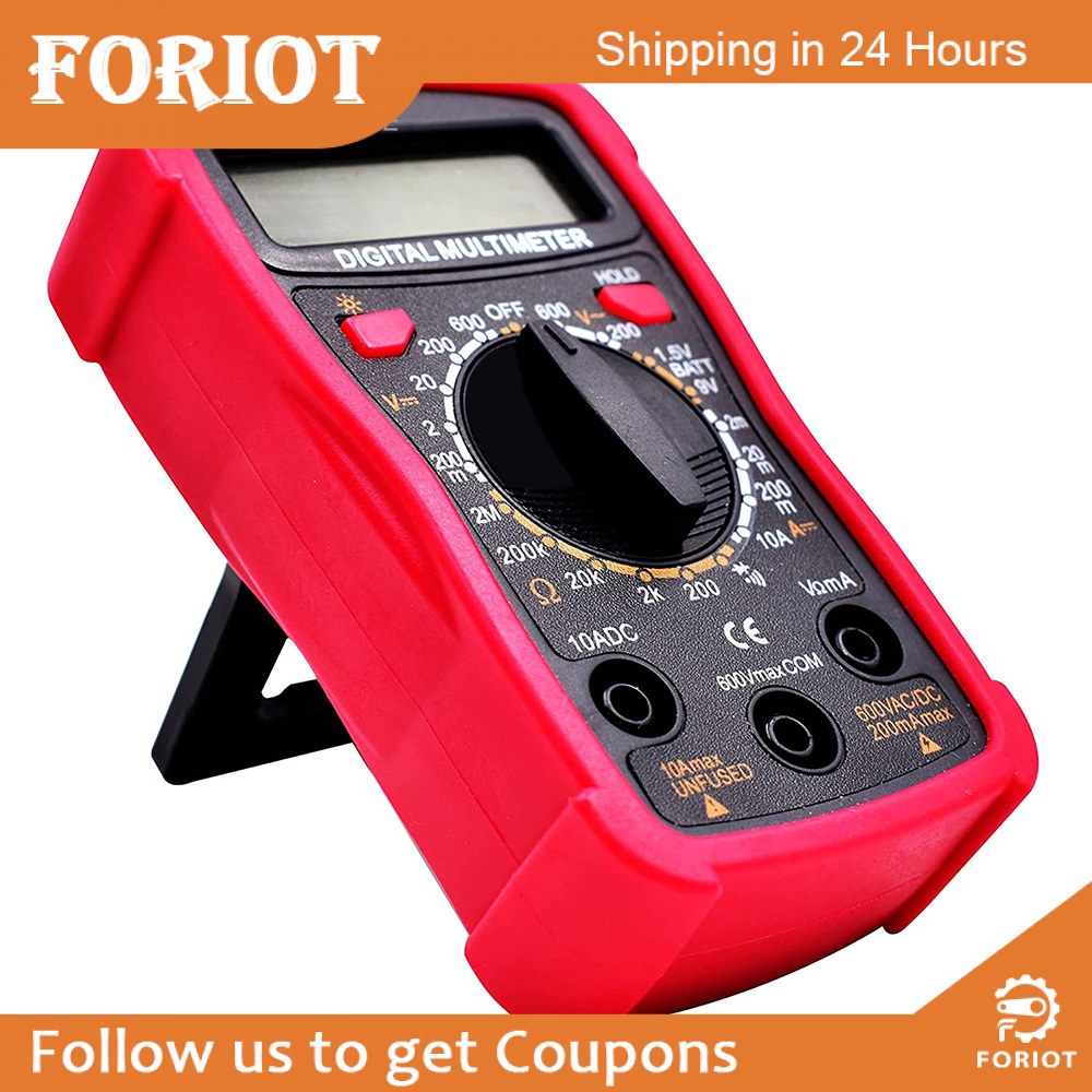 SHXZ diymore Digital Multimeter DC AC Voltmeter Ohm Volt Amp Test Meter and Continuity Test Diode Voltage Tester for Battery Test