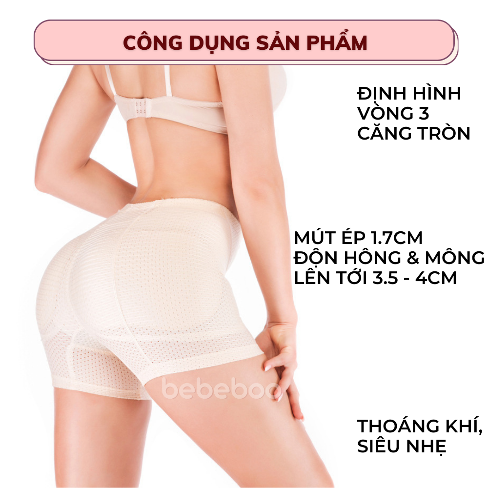 Quần Độn Hông Và Mông Thông Hơi Chất Cao Cấp BEBE CHIC