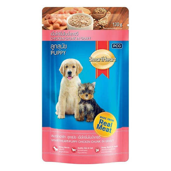 PATE CHO CHÓ SMARTHEART GÓI 130G - THÁI LAN