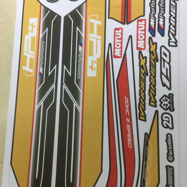 Tem Winner X Hp4 Rời Đen Đồng In Mực Cao Cấp (Bộ)