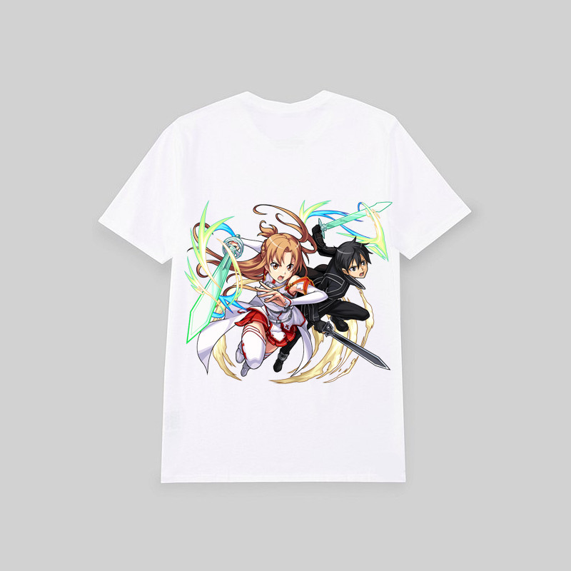 Áo phông in hình Sword Art Online anime chibi