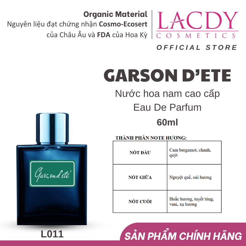 011– Garçon d’été – Nước hoa nam ( 60ml )