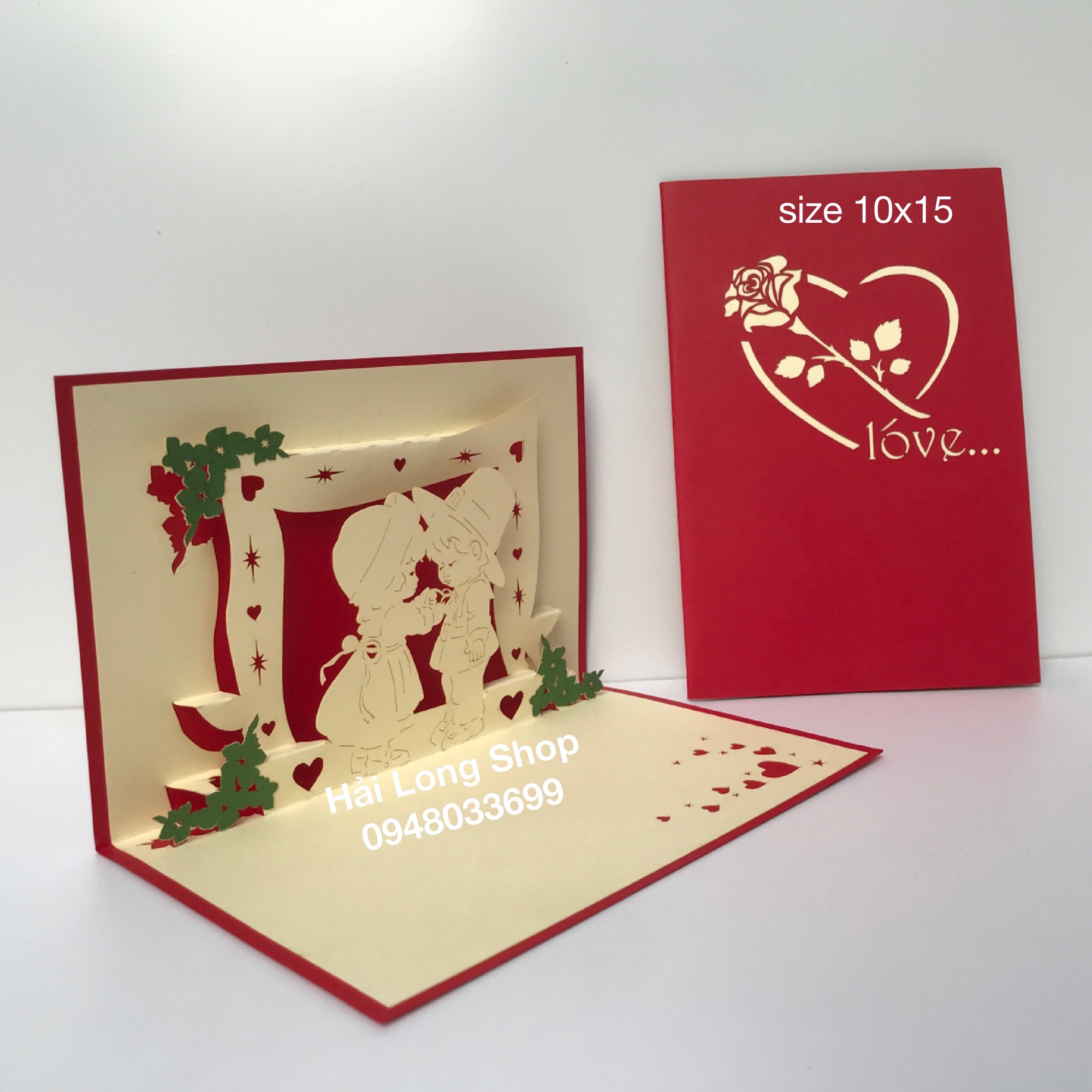 Cặp Đôi 1 - Couple  - love - Thiệp  3D