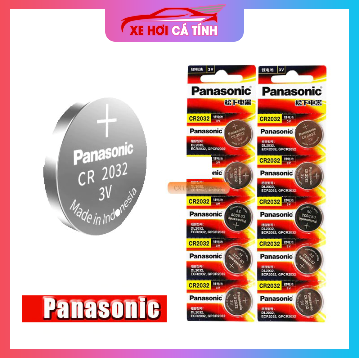 Genuine premium 5 PCs 3v Panasonic button cell Blister Set with 1 PCs