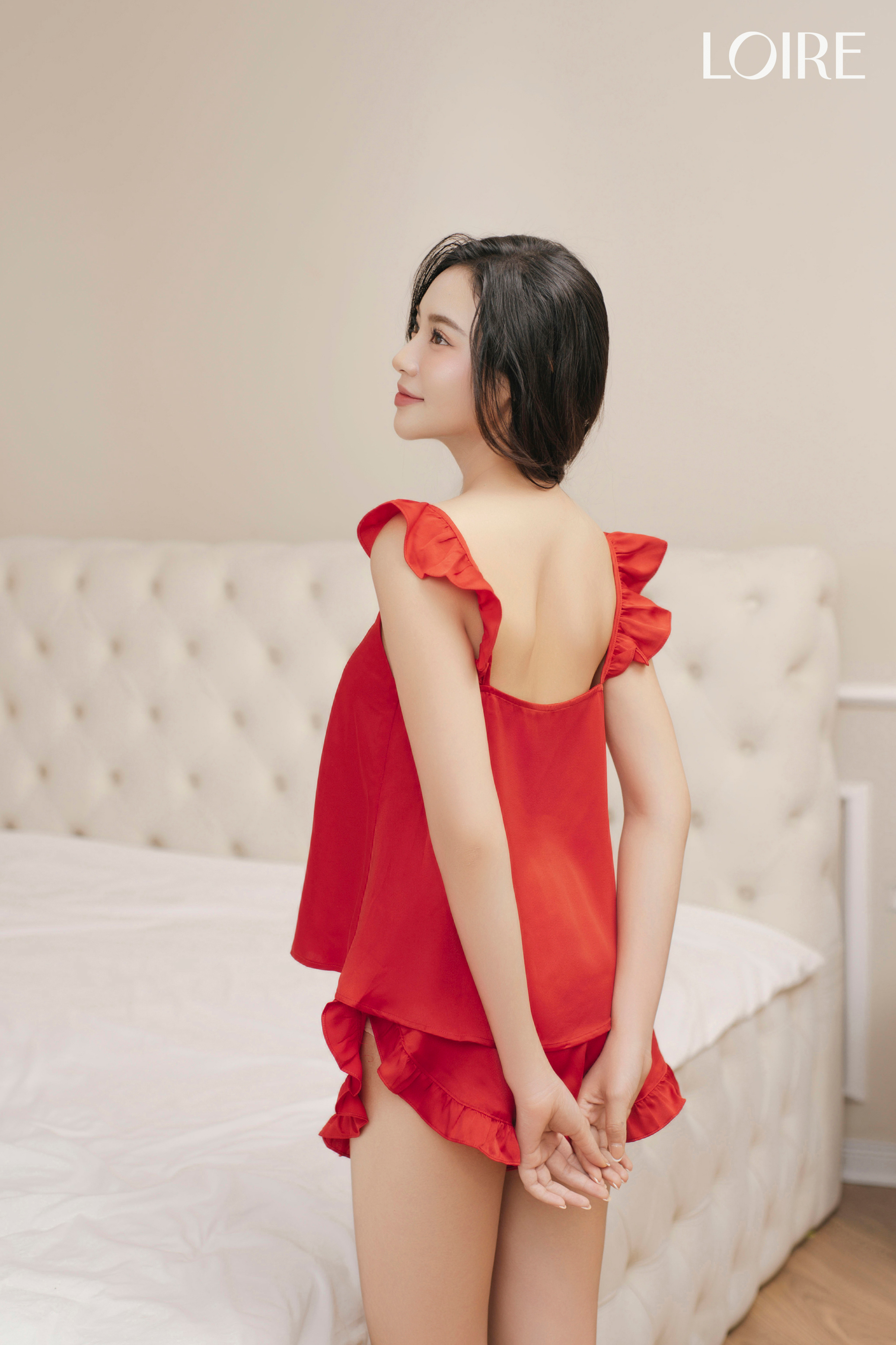 Bộ Đồ Ngủ Nữ Trơn Mềm Mịn Loirechic BHDN07