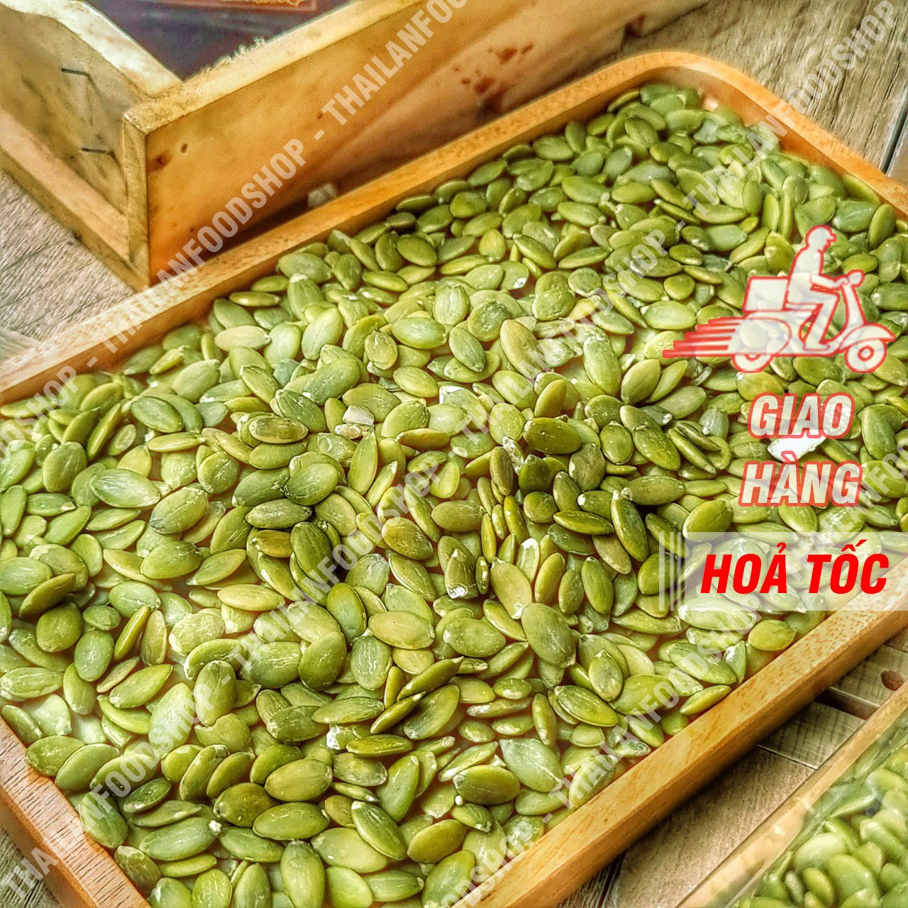 Nhân Hạt Bí Xanh ( Hạt Bí Tách Vỏ ) - Lon 500Gr
