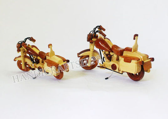 Combo 2 xe Mô tô gỗ (33cm và 26cm)