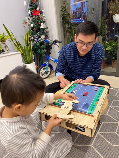 Bộ Đồ Chơi Đua Xe Handmade