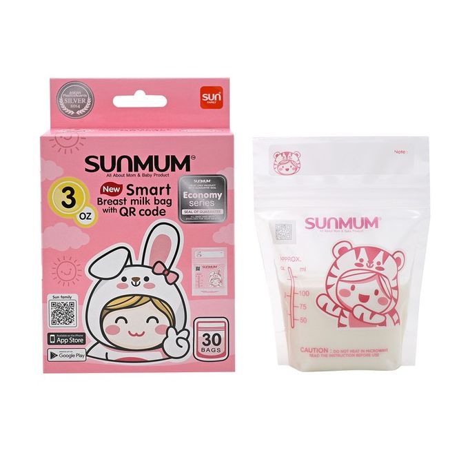 Thùng 12 hộp túi trữ sữa Sunmum Thái Lan