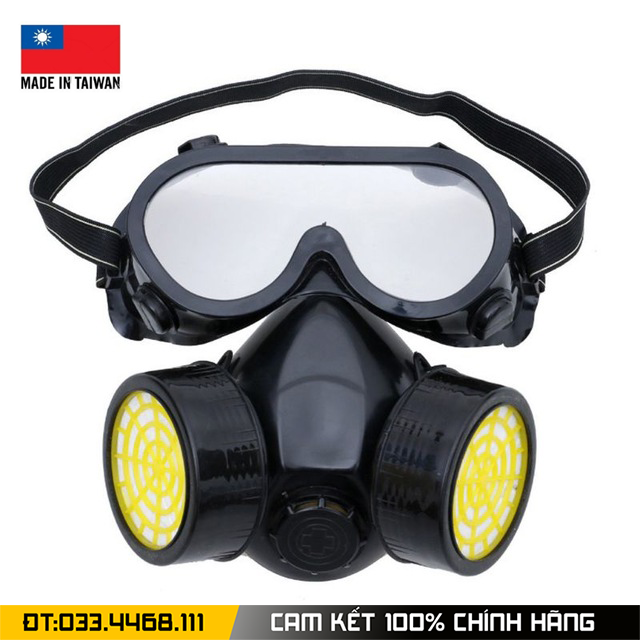 Mặt nạ phun thuốc trừ sâu có kính