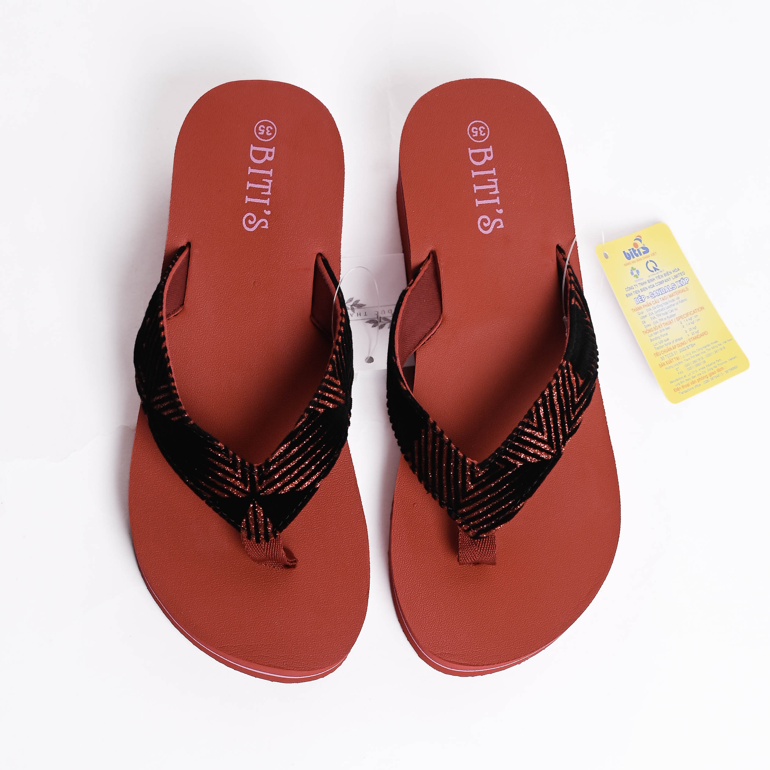 Dép quai kẹp Biti's nữ đế 5cm