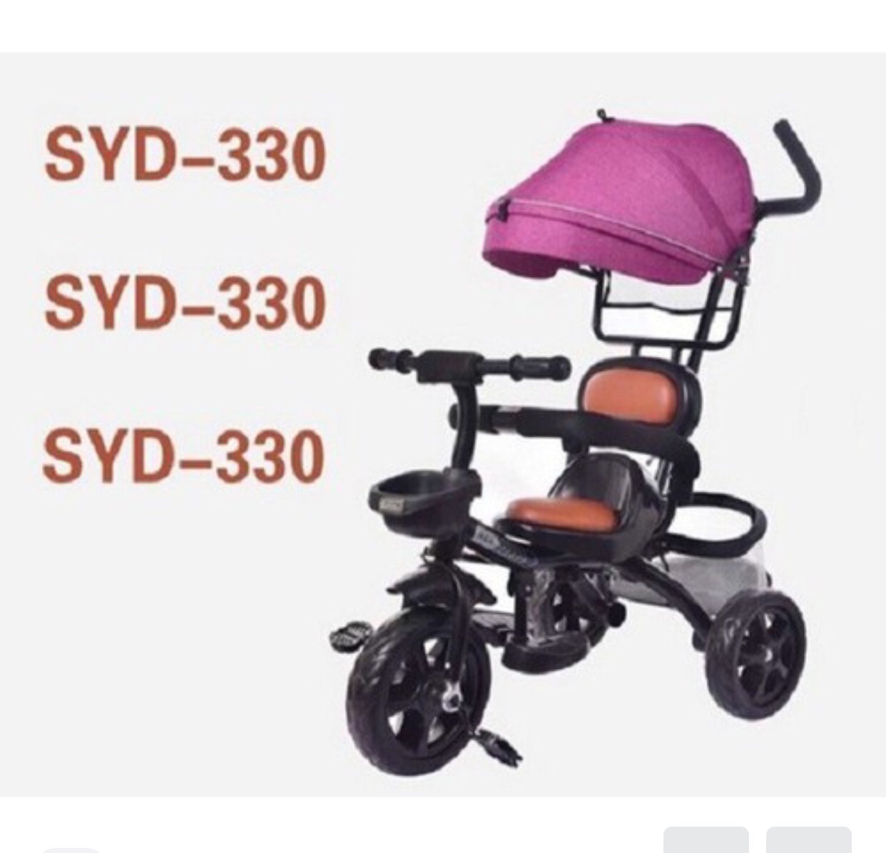 Xe Đảy  3 Bánh Có Mái Che- Hàng Cao Cấp