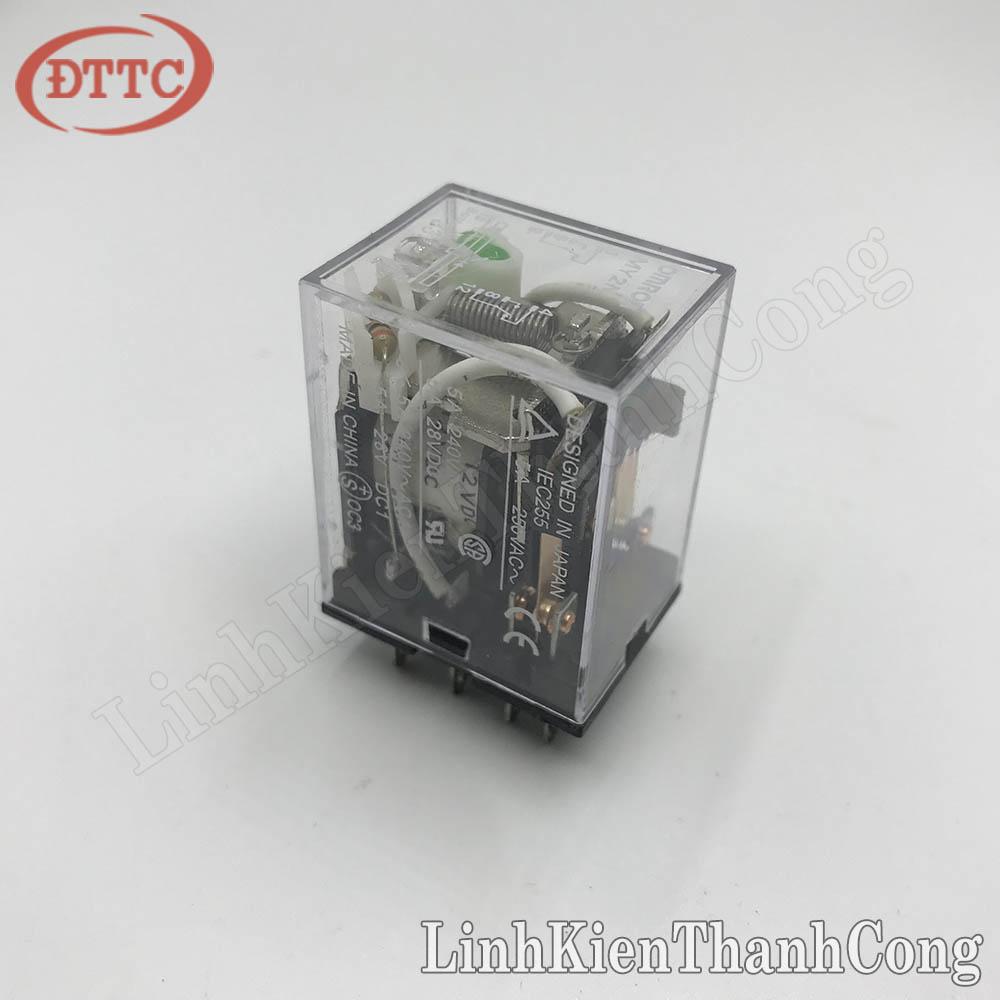Relay Trung Gian MY2N 12V 5A 250VAC 8 Chân