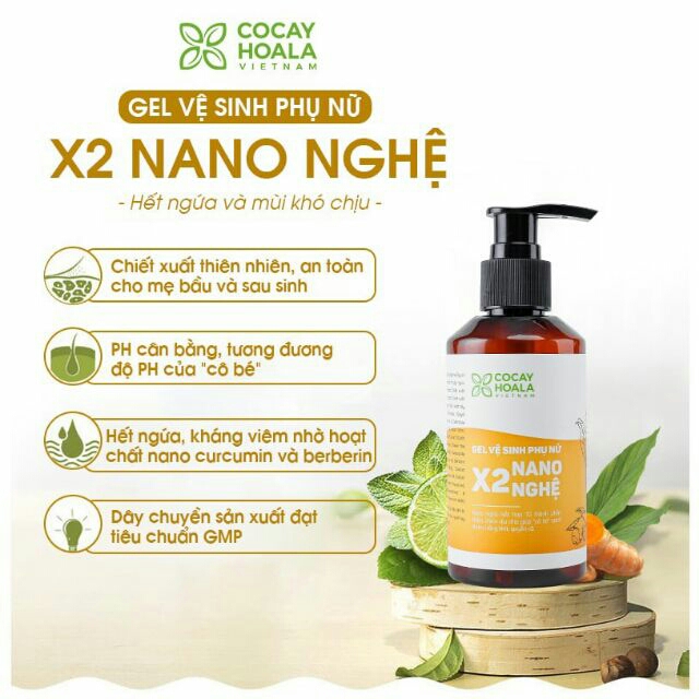 >> SO SÁNH GIÁ GEL VỆ SINH PHỤ NỮ GIẢM VIÊM NGỨA X2 NANO NGHỆ COCAYHOALA 150ML | Shopee Lazada Sendo Tiki | Nên mua ở đâu rẻ nhất 64 Dung dịch vệ sinh phụ nữ hồng, se khít, hết viêm ngứa cực hiệu quả x2 nano Nghệ cocayhoala 150ml
