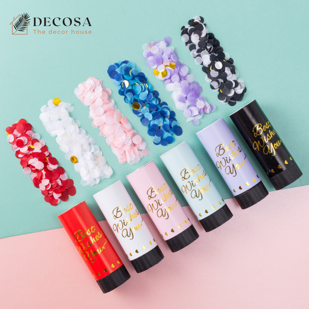 Ống phụt pháo hoa giấy ống pháo hoa confetti
