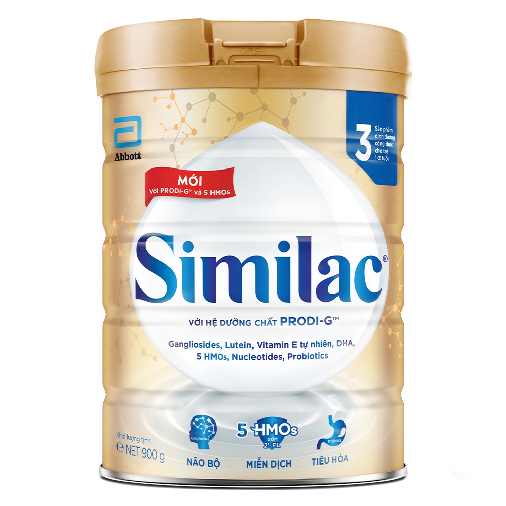 Sữa bột Abbott Similac PRODI-G 1 2 3 LOẠI 900g Mới