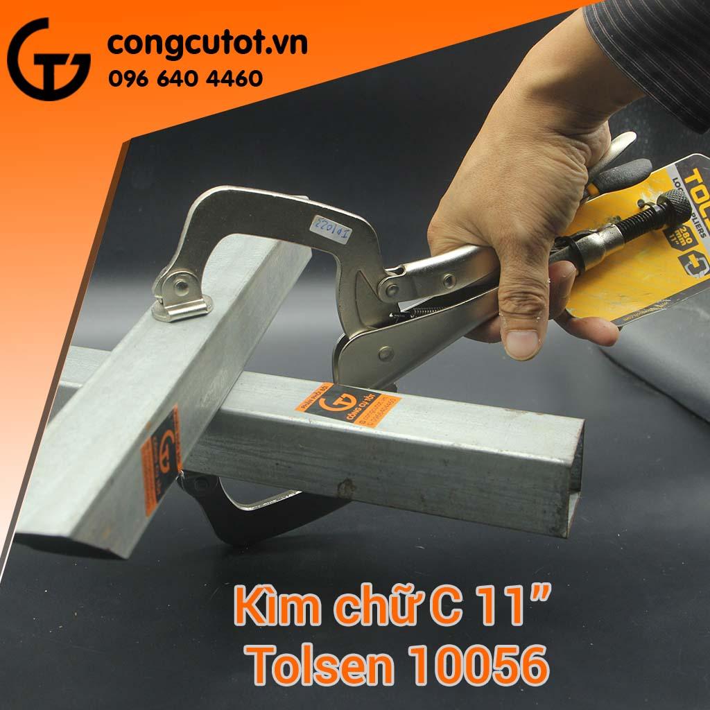 Kìm bấm chữ C 11  Tolsen 10056