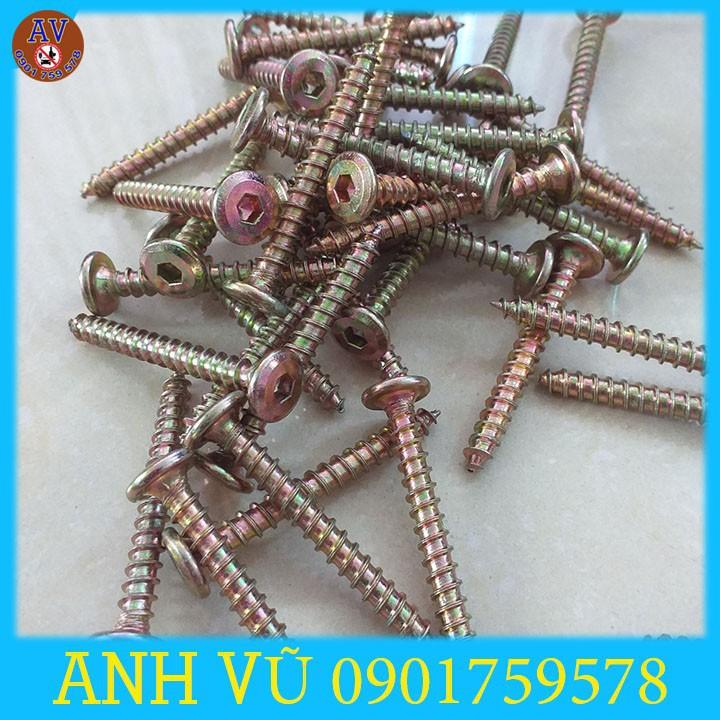 VÍt gỗ lục giác chìm phi 6x50mm (100 cái)