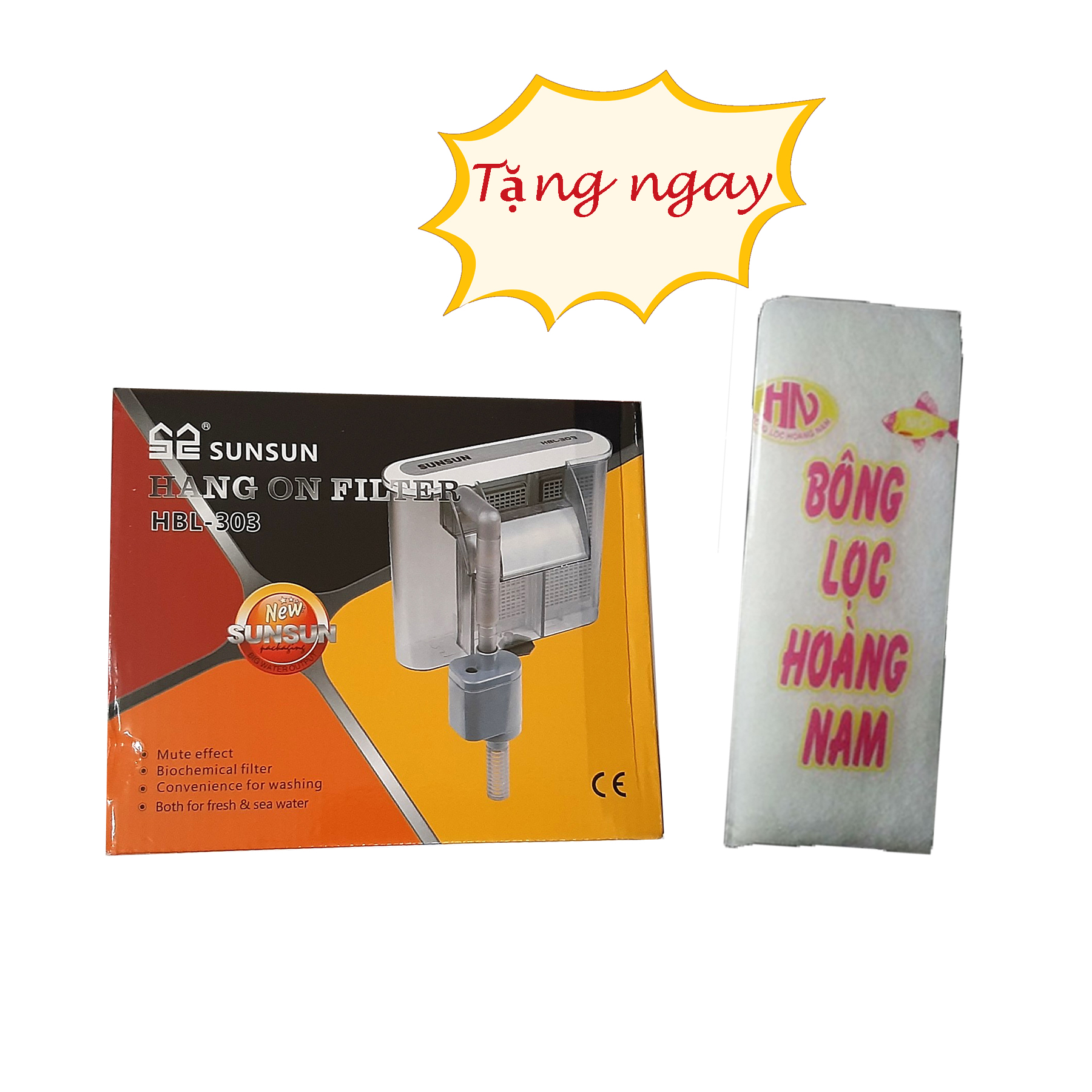 Lọc thác sunsun HBL 303 cho bể cá dài 30 - 40cm