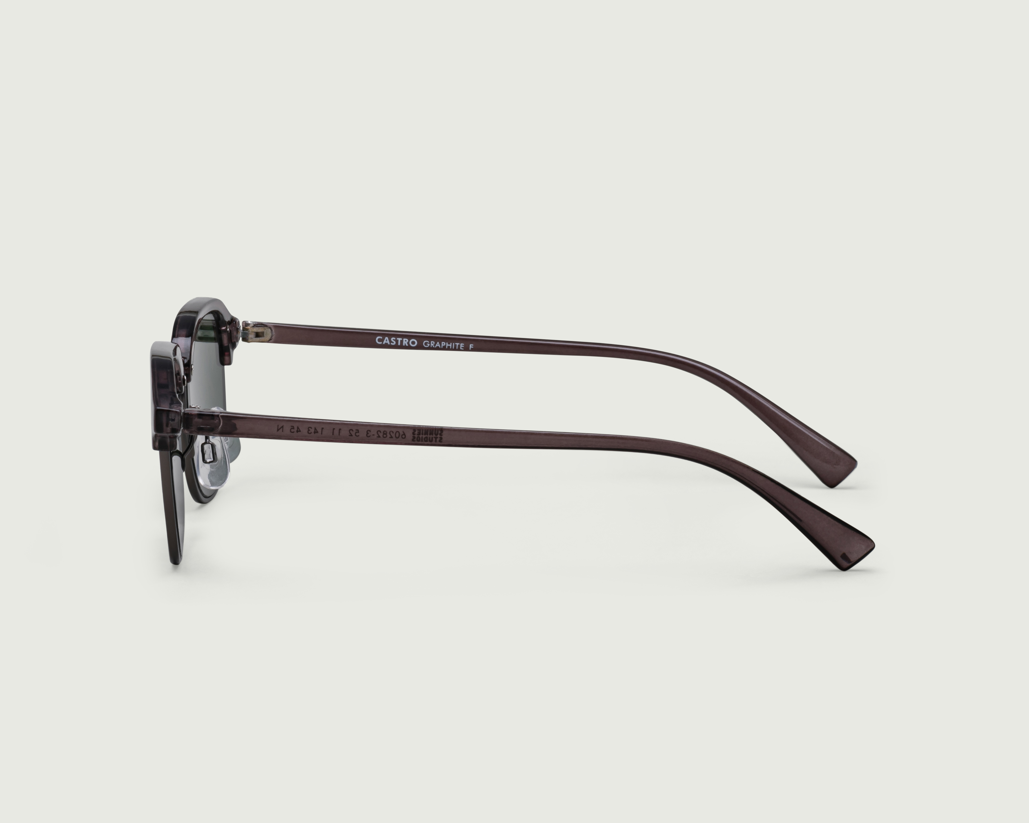 SUNNIES STUDIOS - Kính Mát Gọng Browline Castro Graphite F - 60282-3-3