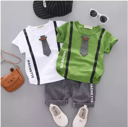 Bộ ngắn tay cà vạt