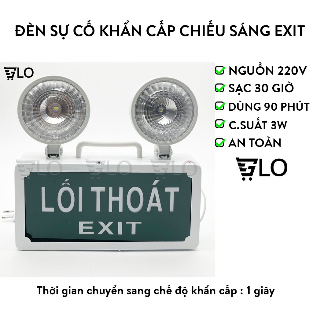 Đèn chiếu sáng sự cố Li Lang. Loại sự cố kết hợp Exit