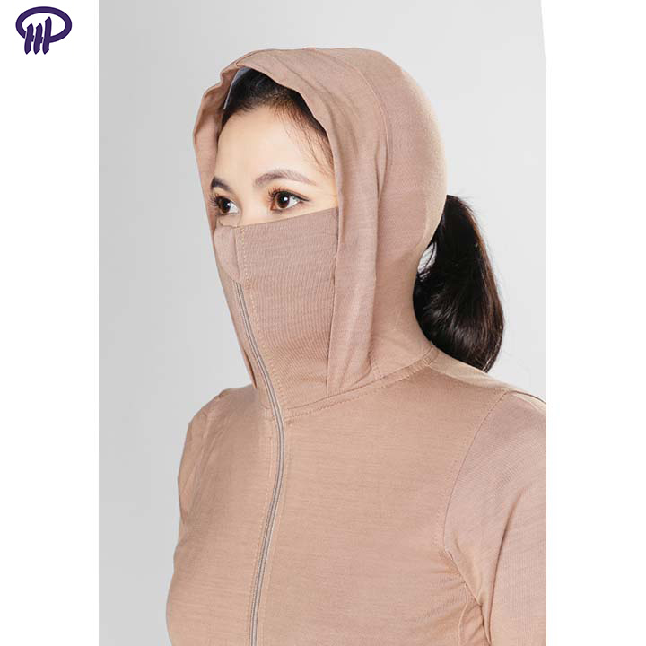 Áo khoác nữ có khẩu trang che mặt Phúc An 4043