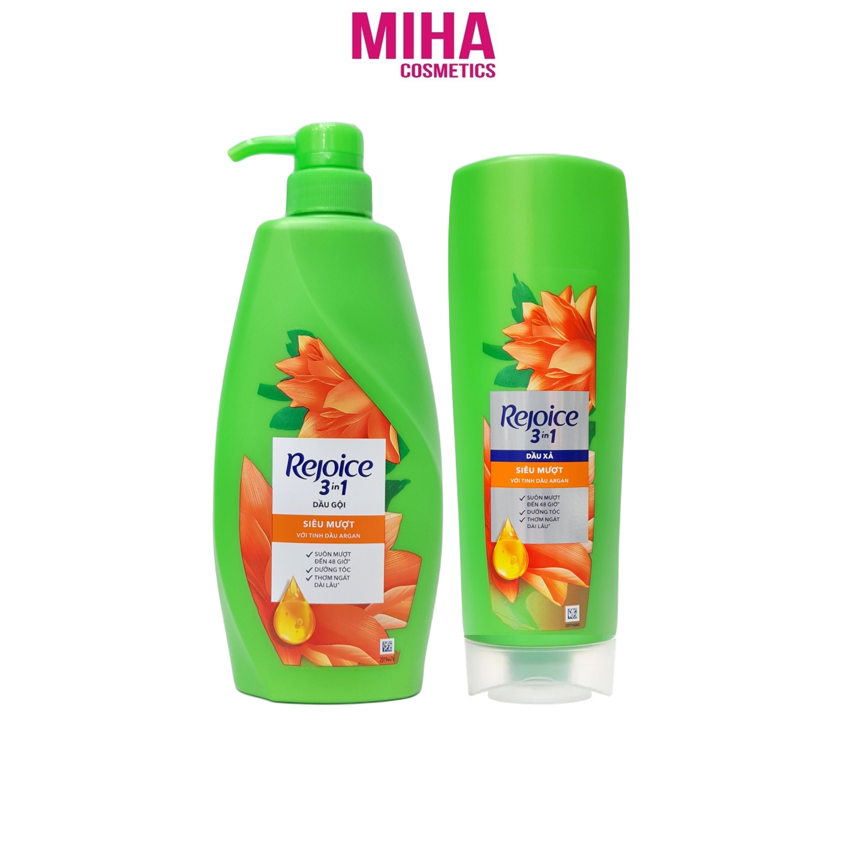 Dầu gội hoặc dầu xả rejoice siêu mượt