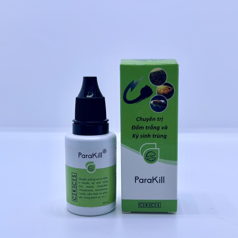 ParaKill + AntiStress. Dưỡng cá ( Nấm, túm, lắc, lừ đừ, núp góc, đốm trắng, kí sinh trùng )