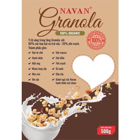 Ngũ Cốc Nguyên Hạt Navan Granola