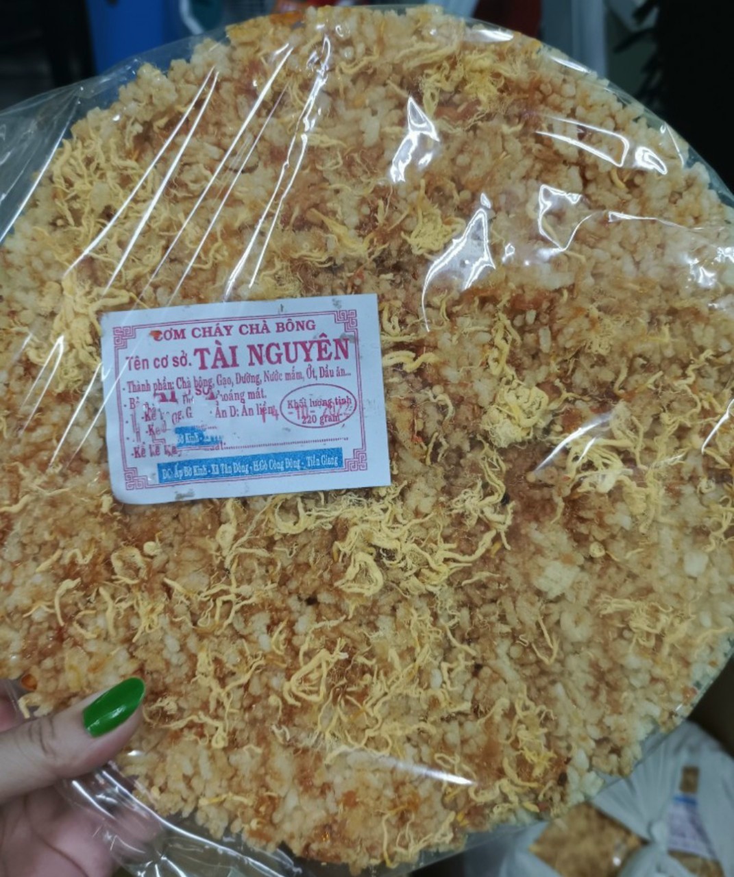 CƠM CHÁY CHÀ BÔNG TÀI NGUYÊN (220 -250GR)