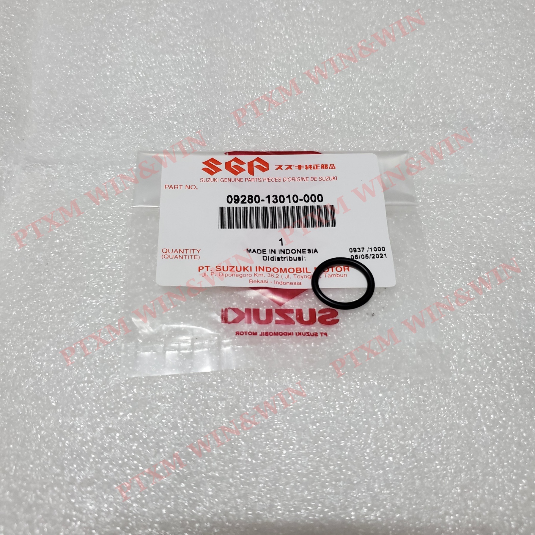 Sim tròn lọc nhớt, ron cao su lọc nhớt nhỏ raider fi, gsx zin mới - 09280-13010-000